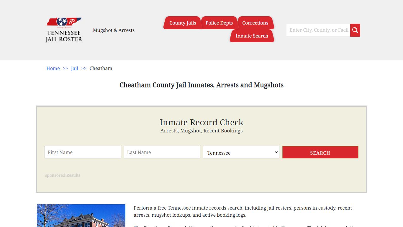 Cheatham County Jail Inmates, Arrests and Mugshots